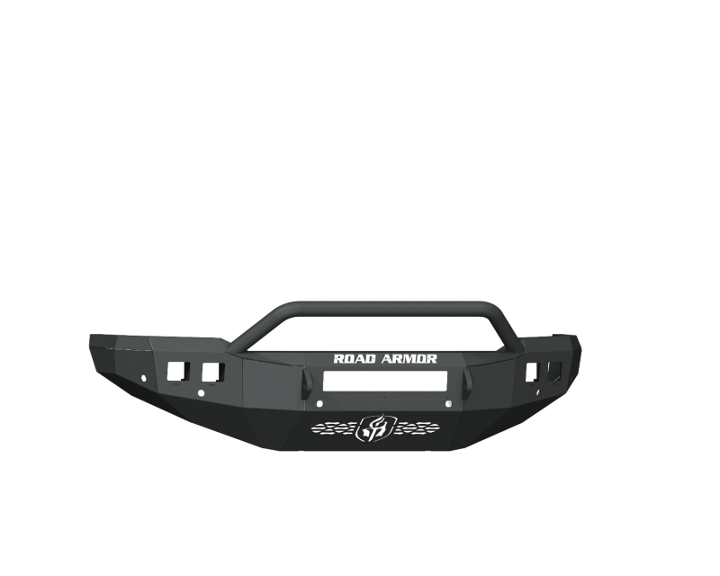 Ram 2500 Bumper - Front - Road Armor - Stealth with Pre-Runner Guard/6 Sensor Holes - Tex Blk - `19-`20